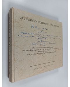 Kirjailijan Ole Pedersen Kollerød käytetty kirja Min historie