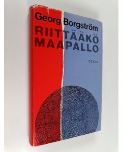 Kirjailijan Georg Borgström käytetty kirja Riittääkö maapallo