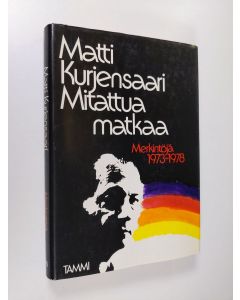 Kirjailijan Matti Kurjensaari käytetty kirja Mitattua matkaa : merkintöjä 1973-1978