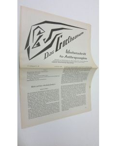 Tekijän Martin Barkhoff  käytetty teos Das Goetheanum nr. 40/1988 : Wochenschrift fur Anthroposophie