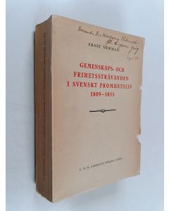 Kirjailijan Ernst Newman käytetty kirja Gemenskaps- och frihetssträvanden i svenskt fromhetsliv 1809-1855