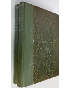 Kirjailijan August Strindberg käytetty kirja Svenska öden och äfventyr 1-2 : Berättelser från alla tidehvarf