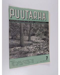 käytetty teos Puutarha  7/1955