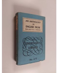 Kirjailijan S. L. Edwards käytetty kirja An anthology of English prose : Bebe - Stevenson