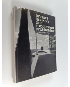 Kirjailijan Gerd Hatje käytetty kirja Knaurs lexikon der modernen architektur