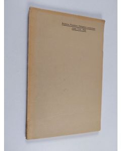 Kirjailijan Kai von Fieandt käytetty kirja Tutkimuksia Kretschmerin typologiasta 2 (Eripainos Filosofisen yhdistyksen vuosikirjasta Ajatus VIII, 1936)