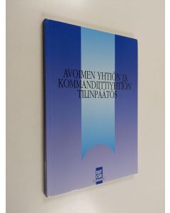 Kirjailijan Raimo Wiklund käytetty kirja Avoimen yhtiön ja kommandiittiyhtiön tilinpäätös