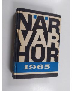 käytetty kirja När Var Hur 1965