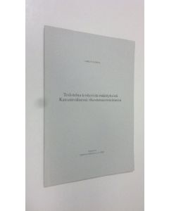 Kirjailijan Asko Välimaa uusi kirja Todistelua koskevista määräyksistä Kansainvälisessä rikostuomioistuimessa