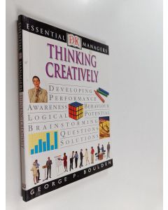 Kirjailijan George Boulden käytetty kirja Thinking Creatively