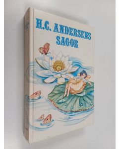 Kirjailijan Hans Christian Andersen käytetty kirja H. C. Andersens sagor