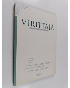 käytetty kirja Virittäjä 1/1996 - Kotikielen Seuran aikakauslehti 100. vuosikerta