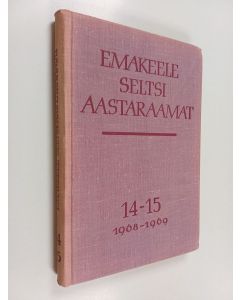 käytetty kirja Emakeele seltsi aastaraamat 14-15