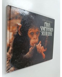 Kirjailijan Jane Goodall käytetty kirja Päivä simpanssien seurassa