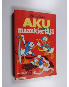 Kirjailijan Walt Disney käytetty kirja Aku maankiertäjä
