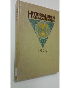 käytetty kirja Historiallinen aikakauskirja 1929