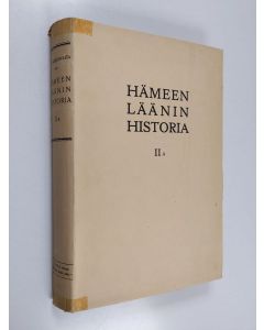 Kirjailijan K. V. Kaukovalta käytetty kirja Hämeen läänin historia 2A