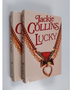 Kirjailijan Jackie Collins käytetty kirja Lucky 1-2
