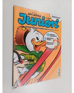 Kirjailijan Walt Disney käytetty teos Aku Ankka juniori 2/2020