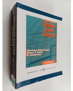 Kirjailijan Abraham Silberschatz käytetty kirja Database system concepts