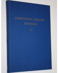 käytetty kirja Lääketehdas Leiraksen julkaisuja IV : Antibioottipäivät Turussa 29-30.5.1959