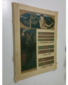 Kirjailijan Theodor Schvindt käytetty teos Suomalainen kansatieteellinen kuvasto 1 : Metsänkäynti ja kalastus