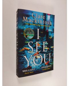Kirjailijan Clare Mackintosh käytetty kirja I see you