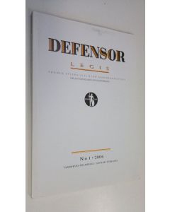 käytetty kirja Defensor legis n:o 1/2006