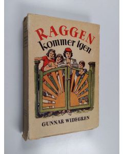 Kirjailijan Gunnar Widegren käytetty kirja Raggen kommer igen