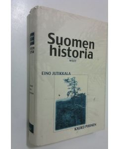 Kirjailijan Eino Jutikkala käytetty kirja Suomen historia : asutuksen alusta Ahtisaareen