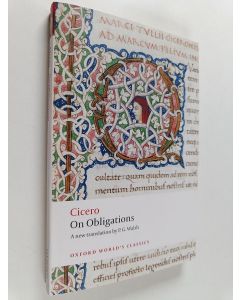 Kirjailijan Cicero, uusi kirja On Obligations - De Officiis