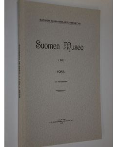 käytetty kirja Suomen museo LXII 1955