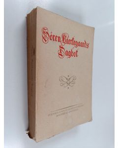 Kirjailijan Søren Aabye Kierkegaard käytetty kirja Sören Kierkegaards dagbok