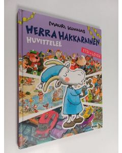 Kirjailijan Mauri Kunnas käytetty kirja Herra Hakkarainen huvittelee