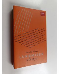 Kirjailijan Kalevi Nyytäjä & Harold Bloom käytetty kirja Lukemisen ylistys