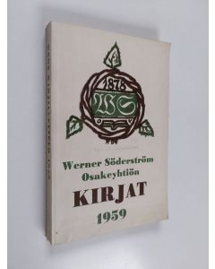käytetty kirja WSOY Kirjaluettelo 1959
