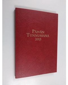 käytetty kirja Päivän tunnussana 2013