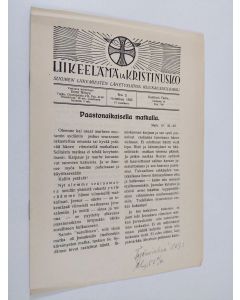 käytetty teos Liike-elämä ja kristinusko n:o 2/1933