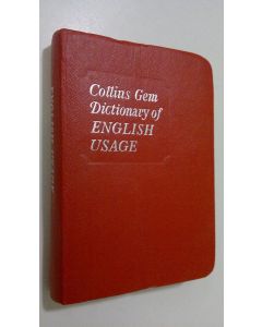 Kirjailijan Margot Butt käytetty kirja Collins Gem Dictionary of English Usage