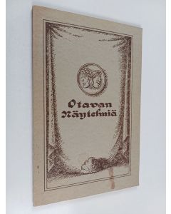 käytetty kirja Luettelo Kustannusosakeyhtiö Otavan kustannuksella ilmestyneistä näytelmistä