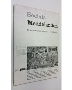 käytetty kirja Sociala Meddelanden 4-5/1963