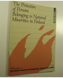 Kirjailijan Kristian Myntti käytetty teos The protection of persons belonging to national minorities in Finland