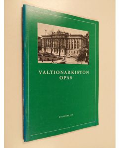 käytetty teos Valtionarkiston opas (1975)