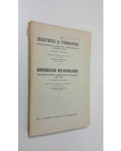 Kirjailijan Gregori Aminoff käytetty kirja Selostuksia ja tiedonantoja Korkeimman oikeuden ratkaisuista vuonna 1939: lokakuu - joulukuu