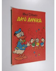 Kirjailijan Walt Disney käytetty teos Aku Ankka 42/1967