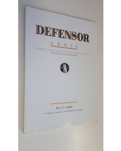 käytetty kirja Defensor legis n:o 5/2005