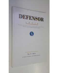 käytetty kirja Defensor legis n:o 5/2012
