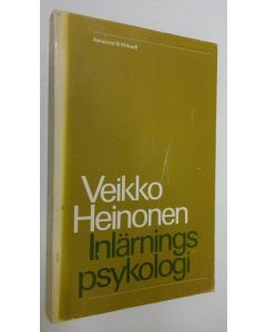 Kirjailijan Veikko Heinonen käytetty kirja Inlärnings psykologi
