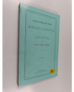 käytetty kirja Suomalais-ugrilaisen seuran aikakauskirja 74 = Journal de la societe finno-ougrienne 74