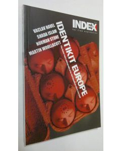 Kirjailijan Vaclav Havel käytetty kirja Identikit Europe : plus Robert Capa's photographs of the 1939 Republican retreat from Spain (Index on Censorship 2/2001)